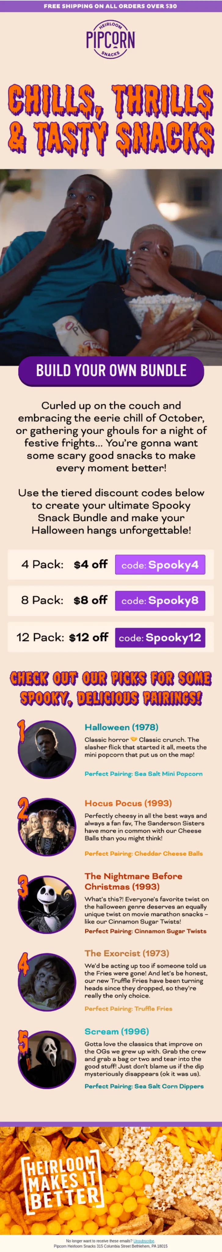 Example Bundle & Save email